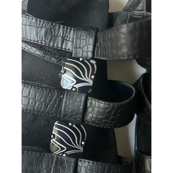 Vionic Amber Slingback Sandals Women’s Size 9 Black Croc Print - Picture 7 of 7